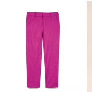 NWT LOFT magenta ankle pant